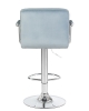 Стул барный KRUGER ARM пудрово-голубой велюр MJ9-74
