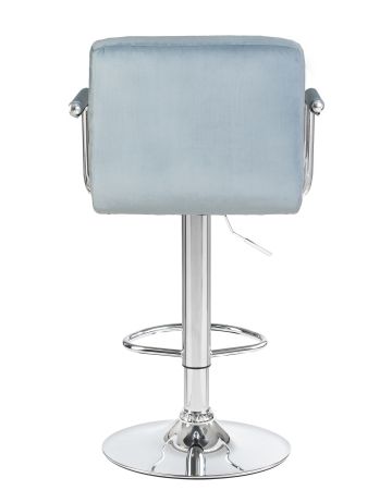 Стул барный KRUGER ARM пудрово-голубой велюр MJ9-74