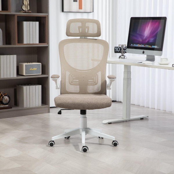 Кресло офисное Airone TopChairs бежевый ткань