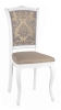 Стул Константа тон 304 белый, ткань Агата синяя, компаньон
