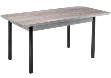 Деревянный стол Оригон навара, черный матовый