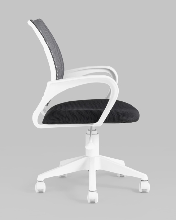 Кресло офисное ST-BASIC-W TopChairs серый крестовина пластик белый