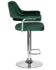 Набор 2 шт Стул барный CHARLY, зеленый велюр (MJ9-88)