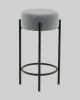 Стул барный Беккет букле светло-серый