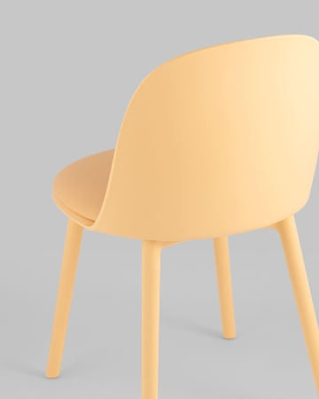 Стул Fog с подушкой пластик желтый Стул Fog с подушкой пластик желтый