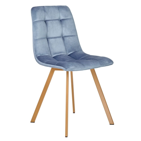 Стул Easy серый с ножками под дерево Стул Easy серый с ножками под дерево