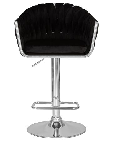 Стул барный MARCEL черный велюр MJ9-101