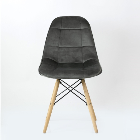 Стул Pulsante темно-серый велюр