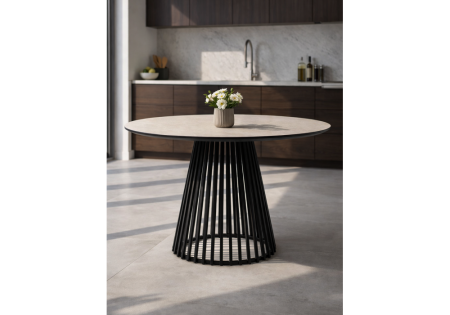 Керамический стол Нэнси 110 avenue grey sahara, черный