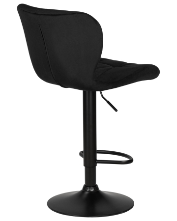 Набор 2 шт Стул барный BARNY BLACK, черный велюр (MJ9-101)