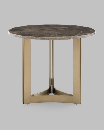 Журнальный столик Кассия 60*60 см темная керамика