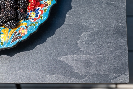 "Форли" обеденная группа на 4 персоны, квадратный стол, цвет "серый гранит"