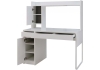 Компьютерный стол Сити-12 белый шелк