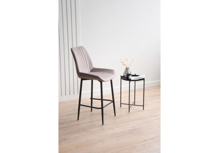 Барный стул Седа латте (zd 290), черный