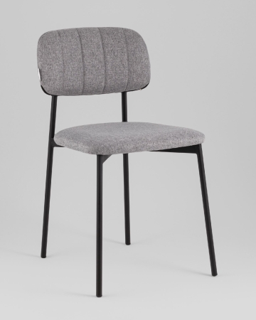 Стул Майло рогожка серый