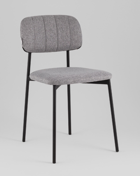 Стул Майло рогожка серый
