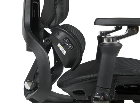 Кресло офисное TopChairs Prodigy с оттоманкой черный