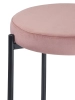 Табурет Maso велюр пыльно-розовый