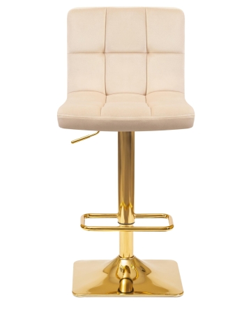 Набор 2 шт Стул барный GOLDIE, бежевый велюр (MJ9-10)