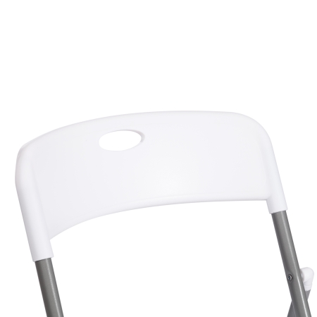 Стул складной FOLDER (mod. 3017H) белый, серый