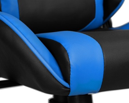Кресло игровое BRIAN черно-синяя экокожа