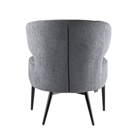 Кресло Робби букле темно-серый MOSS 996