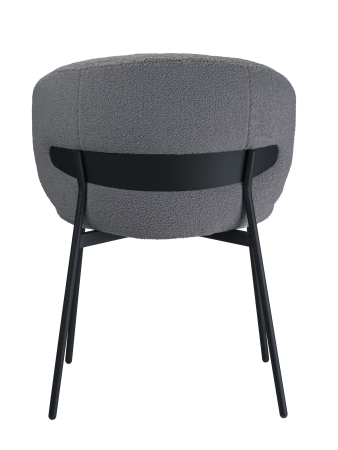 Стул для кухни SOLIS серый экомех HUSH 994