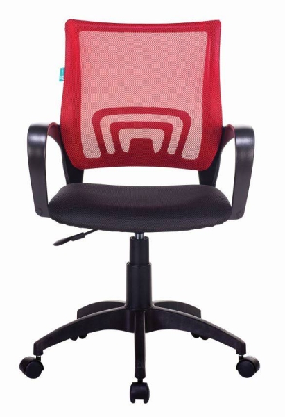 Кресло CH-695NLT красный TW-35N сиденье черный TW-11 сетка/ткань крестовина пластик