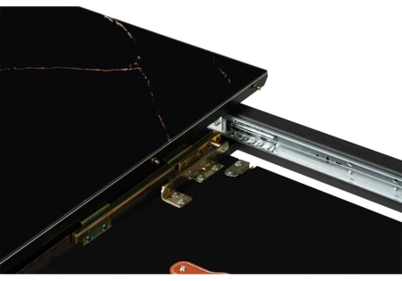 Стеклянный стол Бугун обсидиан, черный