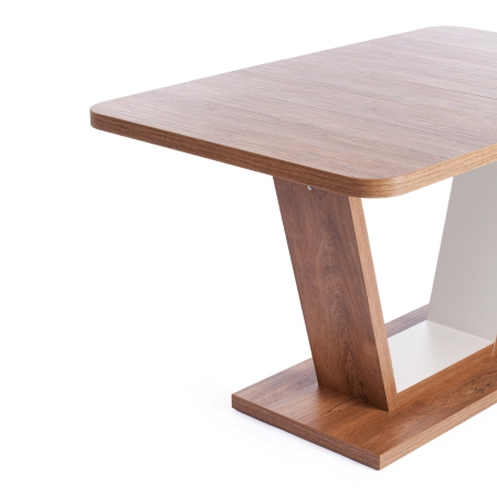 Стол обеденный VOX раздвижной, ЛДСП, дуб канзас, пепел