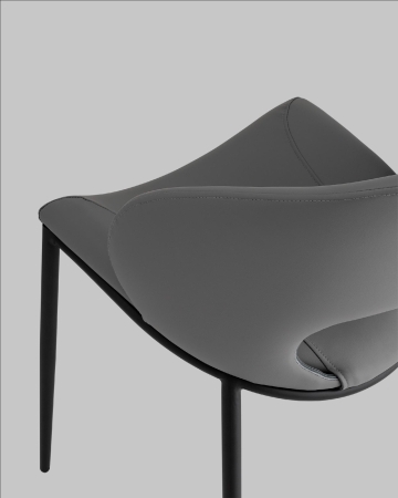 Стул Вивьен экокожа серый