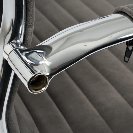 Кресло URBAN-LOW флок, серый