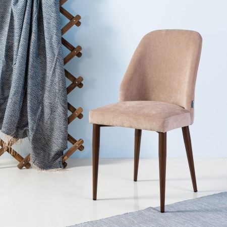 Стул Alen зеленый, темный орех