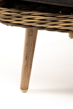 "Прованс" кресло из искусственного ротанга, соломенный