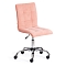 Кресло ZERO флок, розовый
