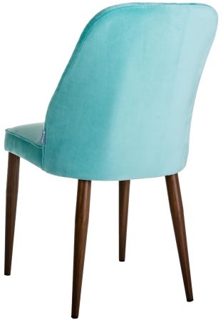 Стул Alen ментоловый, темный орех