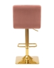 Набор 2 шт Стул барный GOLDIE, пудрово-розовый велюр (MJ9-32)