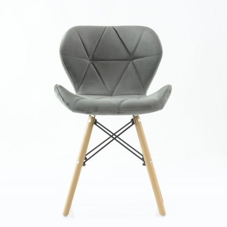 Стул Perfecto темно-серый велюр Стул Perfecto темно-серый велюр