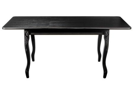 Деревянный стол Каллисто патина серебро