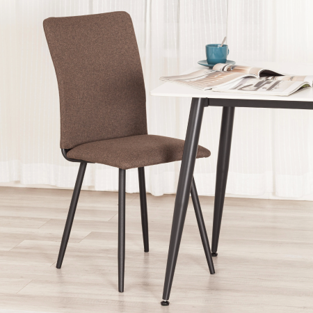 Стул обеденный La Rousse ткань коричневая