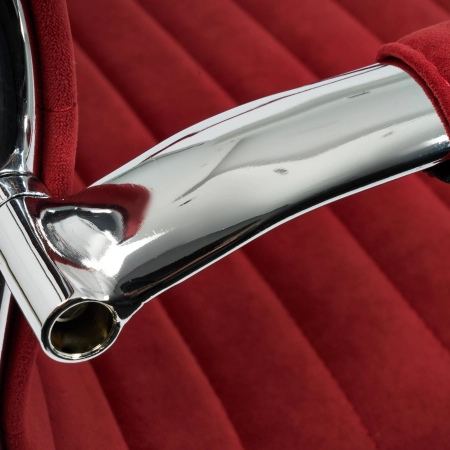 Кресло URBAN-LOW бордовый флок