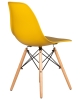 Стул обеденный DSW ножки светлый бук, горчичный Y-03