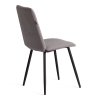 Стул обеденный Asti серый, ткань и металл, мягкое сиденье, без подлокотников Стул обеденный Asti серый, ткань и металл, мягкое сиденье, без подлокотников