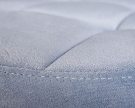 Табурет барный BRUNO пудрово-голубой велюр MJ9-74