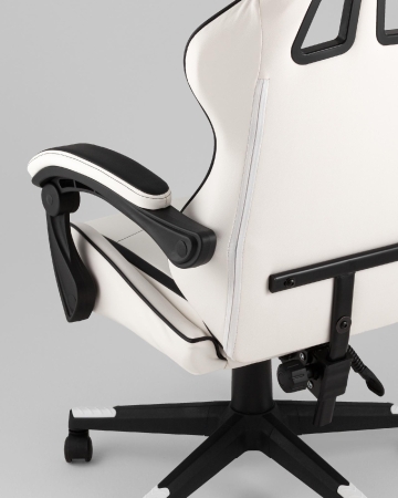 Кресло спортивное Shadow TopChairs бело-черный