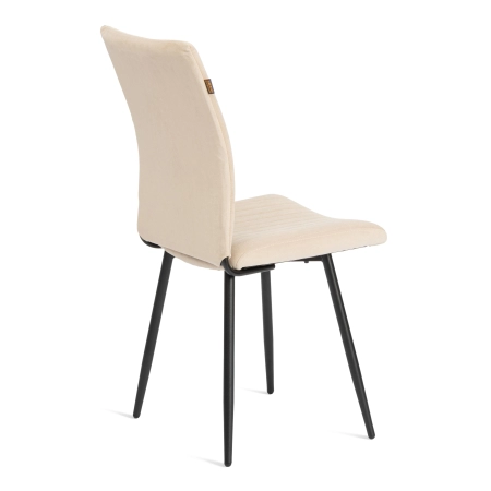 Стул обеденный Monte Carlo молочный, черный