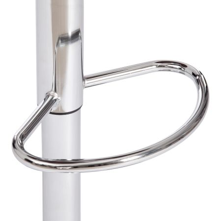 Барный стул VIMTA (mod.4021S) металл, дерево, экокожа, 60х51х91,5-112,5 см, высота сиденья 61,5-82,5 см, белый, натуральный, хром Барный стул VIMTA (mod.4021S) металл, дерево, экокожа, 60х51х91,5-112,5 см, высота сиденья 61,5-82,5 см, белый, натуральный, хром