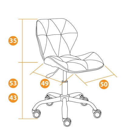 Кресло SELFI флок, серый