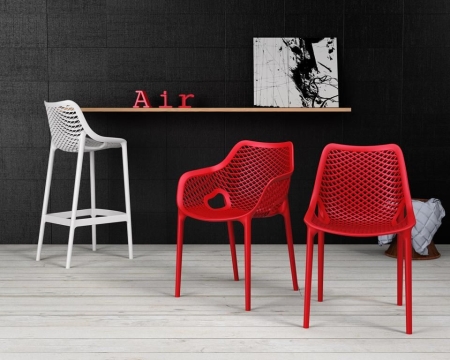 Кресло пластиковое Air XL красное