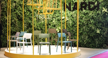 Стул пластиковый Trill Bistrot зеленый Стул пластиковый Trill Bistrot зеленый